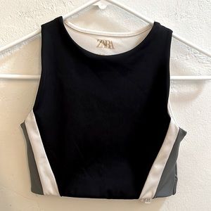 Zara athletic sport/dance top 9–10